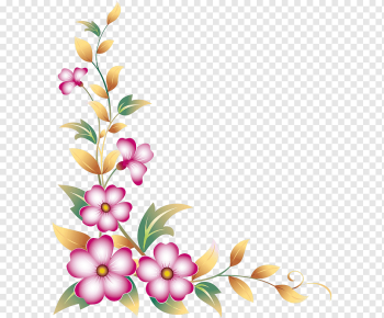 Flower Drawing, flower corner, blue, flower Arranging, branch png