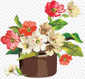 Flower Encapsulated PostScript Timer - flower pot 