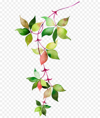 Flower Euclidean vector Icon - Watercolor leaves Flower Euclidean vector Icon - Watercolor leaves