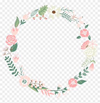 Flower Frame Border Design Png - Flower Crown Vector Png Flower Frame Border Design Png - Flower Crown Vector Png