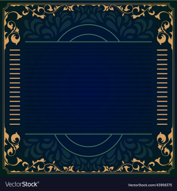 flower frame pattern with background