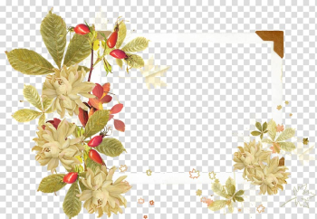 Flower Frames , autumn transparent background PNG clipart