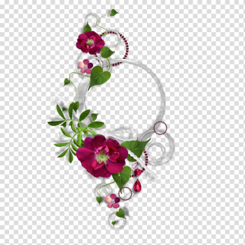 Flower Frames, peacock transparent background PNG clipart