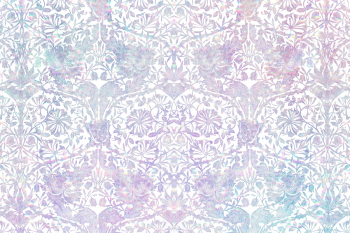 Flower holographic pattern remix from artwork by William Morris Flower holographic pattern remix from artwork by William Morris