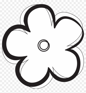 Flower Images Black And White - Black And White Emoji Flower