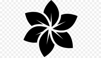 Flower Logo Black and white Clip art - plumeria vector Flower Logo Black and white Clip art - plumeria vector