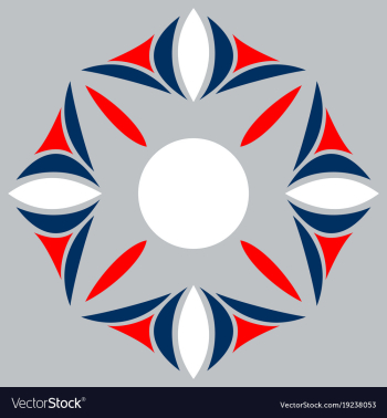 Flower logo template vector image Flower logo template vector image
