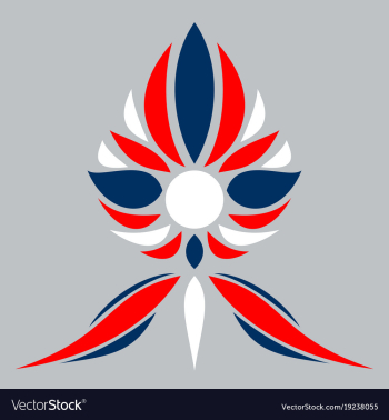 Flower logo template vector image Flower logo template vector image