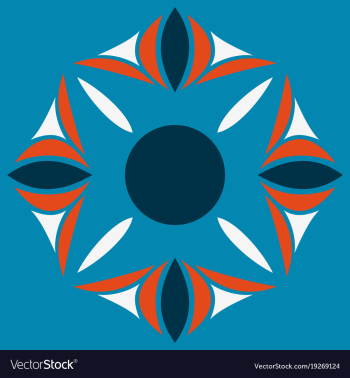 Flower logo template vector image Flower logo template vector image