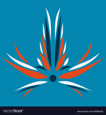 Flower logo template vector image Flower logo template vector image