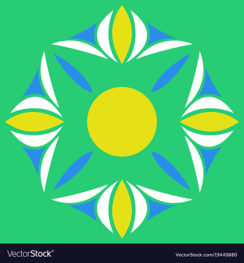 Flower logo template vector image Flower logo template vector image