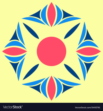 Flower logo template vector image Flower logo template vector image