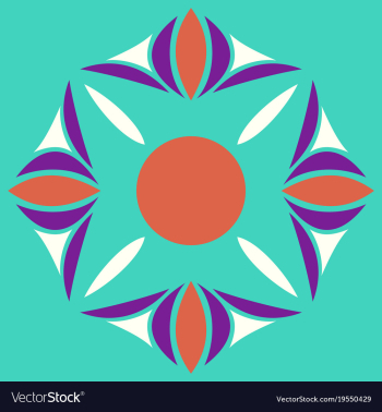 Flower logo template vector image Flower logo template vector image