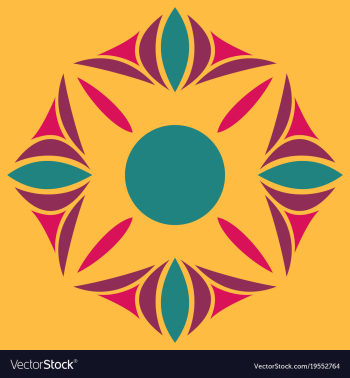 Flower logo template vector image Flower logo template vector image