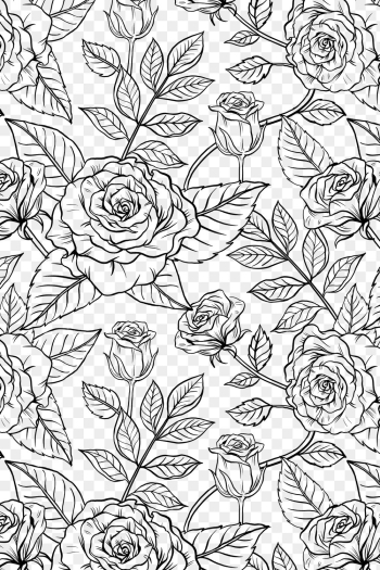 Flower pattern png transparent background, | Free PNG - rawpixel