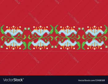 Flower pattern vector image Flower pattern vector image