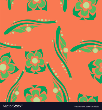 Flower pattern vector image Flower pattern vector image