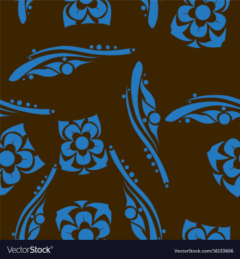 Flower pattern vector image Flower pattern vector image