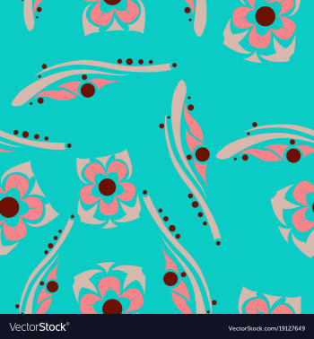Flower pattern vector image Flower pattern vector image