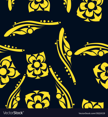 Flower pattern vector image Flower pattern vector image
