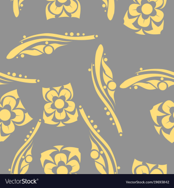 Flower pattern vector image Flower pattern vector image
