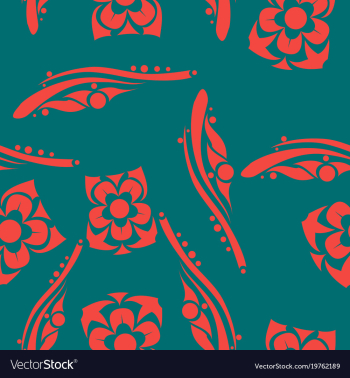 Flower pattern vector image Flower pattern vector image