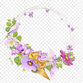 Flower, Picture Frames, Flower Frame, Violet, Purple PNG Flower, Picture Frames, Flower Frame, Violet, Purple PNG