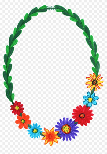 Flower Picture Frames Oval Clip Art - Oval Flower Frame Border Flower Picture Frames Oval Clip Art - Oval Flower Frame Border