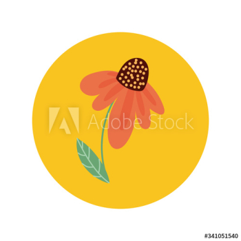 flower plant hand draw style flower plant hand draw style
