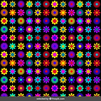 Flower power pattern Flower power pattern