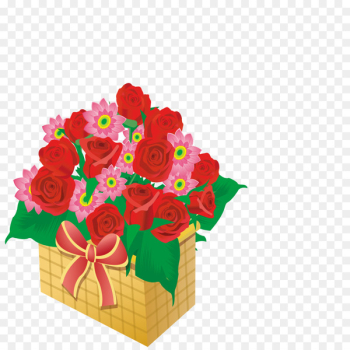 Flower Rose Clip art - Cartoon valentine rose material Flower Rose Clip art - Cartoon valentine rose material