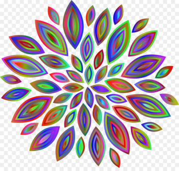 Flower Silhouette Clip art - flower petals Flower Silhouette Clip art - flower petals