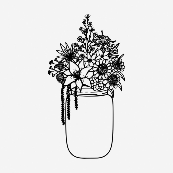 Flower vase drawing, botanical vintage | Free Photo - rawpixel Flower vase drawing, botanical vintage | Free Photo - rawpixel