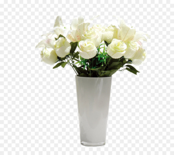 Flower Vase Floral design - White roses 