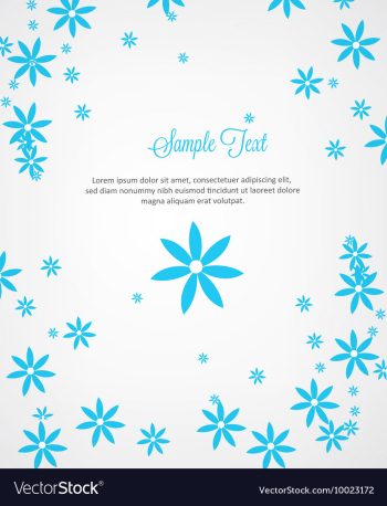Flower vector image Flower vector image