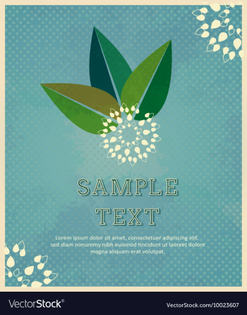 Flower vector image Flower vector image