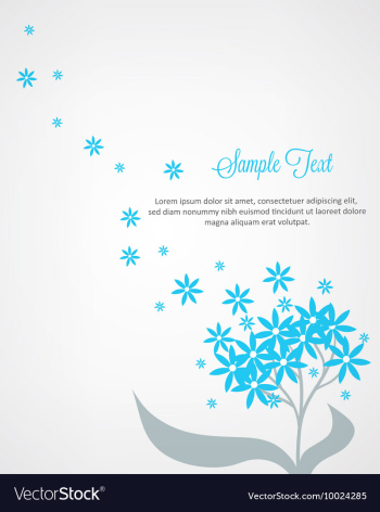 Flower vector image Flower vector image