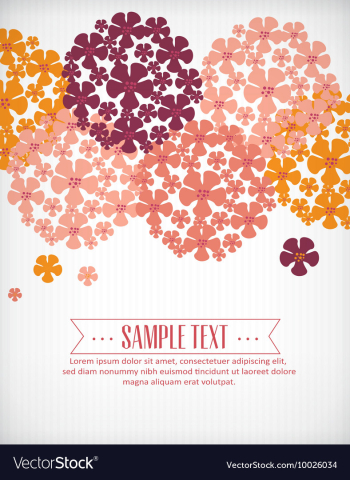 Flower vector image Flower vector image