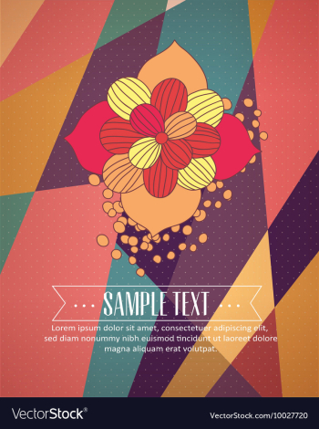 Flower vector image Flower vector image