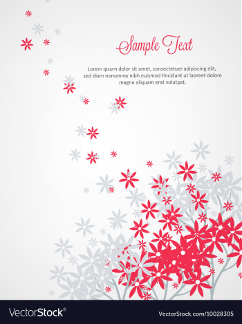 Flower vector image Flower vector image