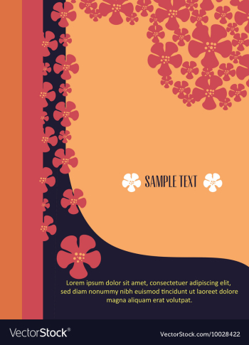 Flower vector image Flower vector image