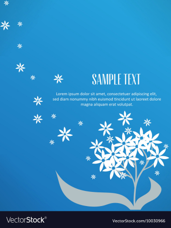 Flower vector image Flower vector image