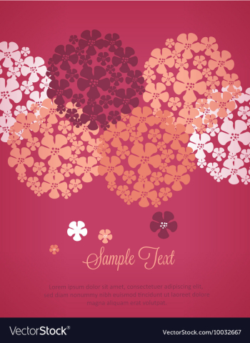 Flower vector image Flower vector image