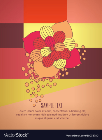 Flower vector image Flower vector image