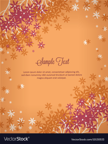 Flower vector image Flower vector image