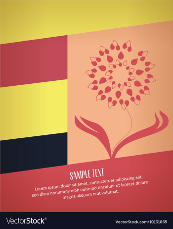 Flower vector image Flower vector image
