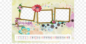 Flower Wedding - Calendar Template Flower Wedding - Calendar Template
