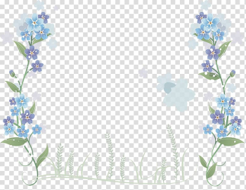 Flower Wreath Floral design Blue, flower transparent background PNG clipart