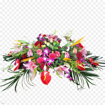 Flower Wreath Red Vecteur - Bright flowers Flower Wreath Red Vecteur - Bright flowers