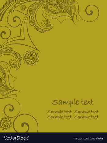 Flowers background vector image Flowers background vector image